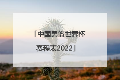 「中国男篮世界杯赛程表2022」中国男篮世界杯赛程表2021